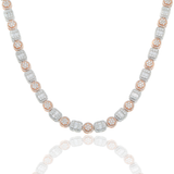 Diamond Two Tone Necklace