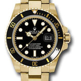 Rolex Submariner Date 40mm Yellow Gold Black Dial Black Cerachrom Bezel Oyster Bracelet – 116618BK