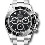 Rolex Cosmograph Daytona Black Index Dial Oystersteel Black Cerachrom Bezel Oyster Bracelet – 126500LN