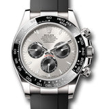 Rolex Cosmograph Daytona Steel and Black Index Dial White Gold Black Cerachrom Bezel Oysterflex – 126519LN