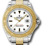 Rolex Yacht-Master 40 Steel and Yellow Gold White Dial Time-Lapse Bezel Oyster Bracelet – 16623W