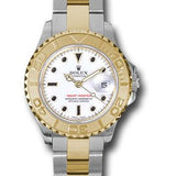 Rolex Yacht-Master 29 Steel and Yellow Gold White Dial Time-Lapse Bezel Oyster Bracelet – 169623