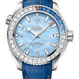 Omega Seamaster Planet Ocean 600M Limited Edition of 88 43.5mm White Gold Blued Mother-of-Pearl Dial Leather Strap – 215.58.44.21.07.001