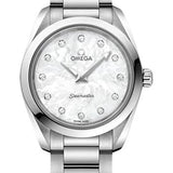 Omega Seamaster Aqua Terra 150M Quartz 28mm Steel White Mother-of-Pearl Diamond Dial – 220.10.28.60.55.001