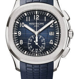 Patek Philippe Aquanaut Selfwinding Chronograph 42.2mm White Gold Blue Gradient Dial Midnight Blue Composite Strap – 5968G-001