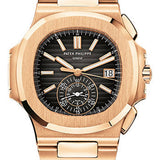 Patek Philippe Nautilus Chronograph 40.5mm Rose Gold Black Gradient Dial Rose Gold Bracelet – 5980/1R-001