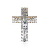 Holy Water Cross, 14K White Gold 9.46ct