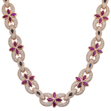 Infinity Star Diamond Necklace, 10K Rose Gold (2 of 2)