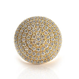 Round Ring with Diamonds
