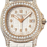 Patek Philippe Aquanaut Luce 40mm Rose Gold White Dial Diamond Bezel – 5069R-001