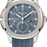 Patek Philippe Aquanaut Travel Time White Gold Blue-Gray Dial – 5164G-001