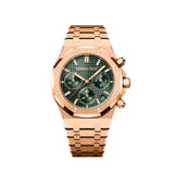 Audemars Piguet Royal Oak 26240OR.OO.1320OR.08 Selfwinding Chronograph Rose Gold Khaki Green Dial