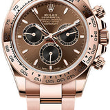 Rolex Cosmograph Daytona 40mm Bright Chocolate Black Dial Everose Gold Oyster Bracelet – 126505