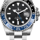 Rolex GMT-Master II 40mm Oystersteel Black Dial Batgirl Blue-Black Cerachrom Bezel Oyster Bracelet – 126710BLNR