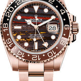 Rolex GMT-Master II 40mm Everose Gold Tiger Iron Dial Cerachrom Bezel Oyster Bracelet – 126715CHNR