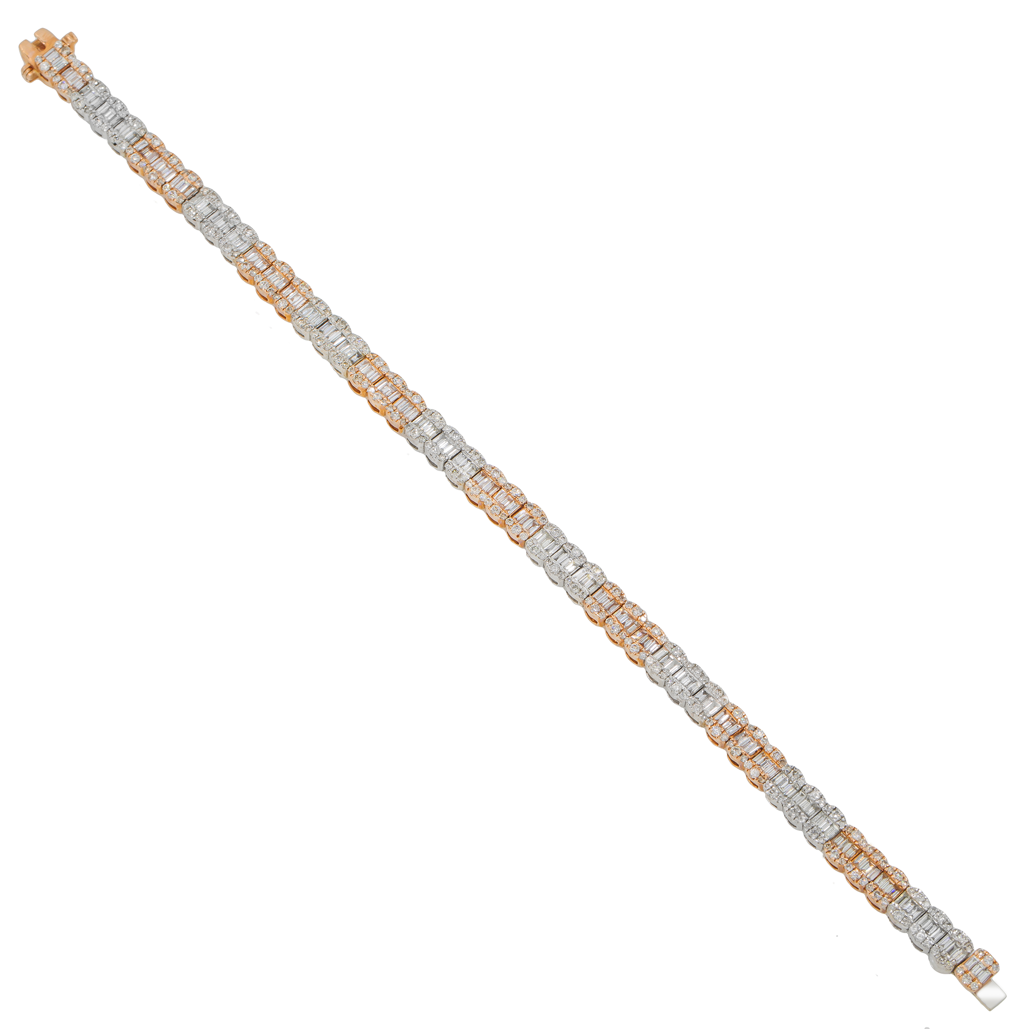 Diamond Two Tone Bracelet view 3