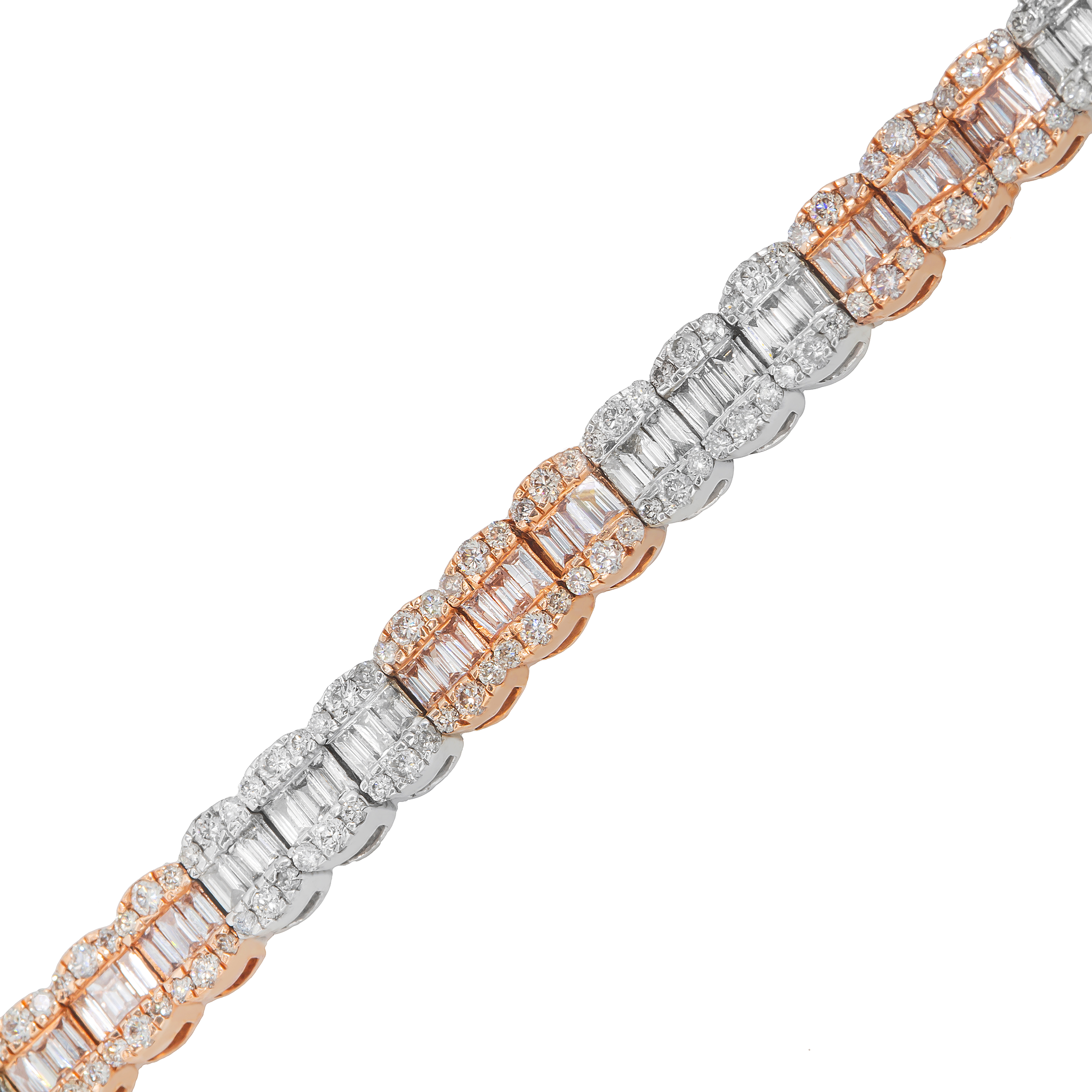 Diamond Two Tone Bracelet view 2