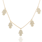 Diamond Hamsa Necklace