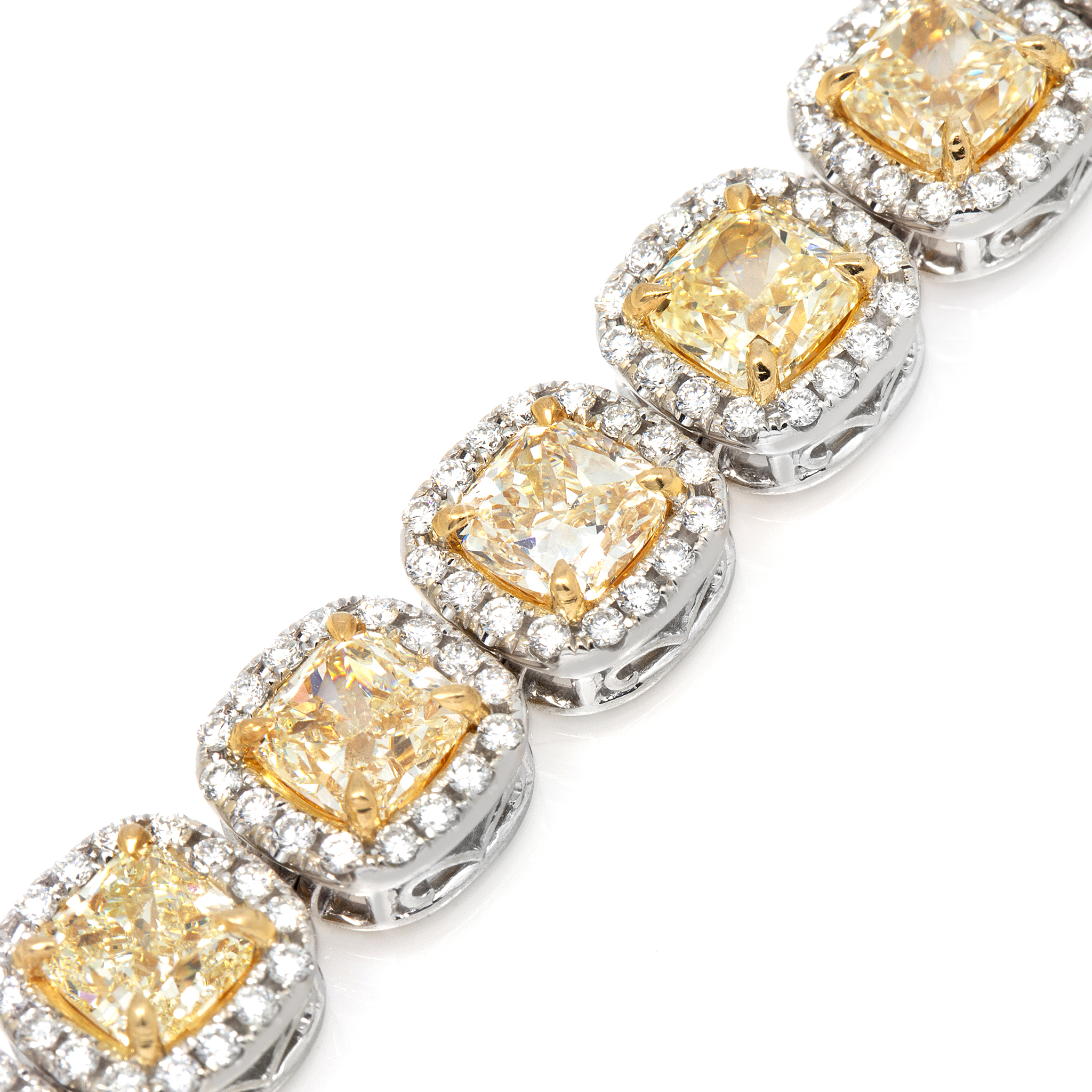 Diamond Fancy Yellow Bracelet view 2