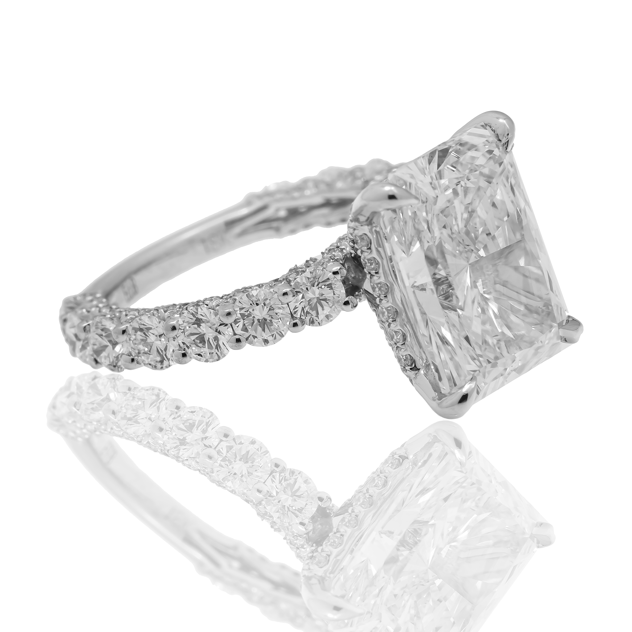 Radiant Cut Engagement Ring view 2