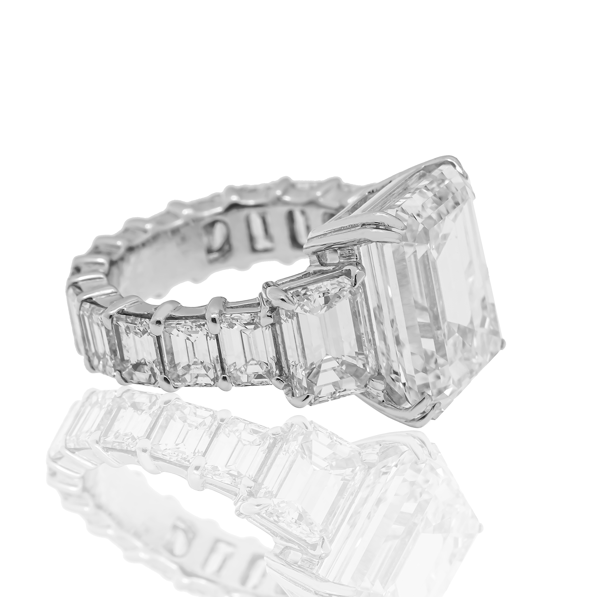 Emerald Cut Engagement Ring view 2