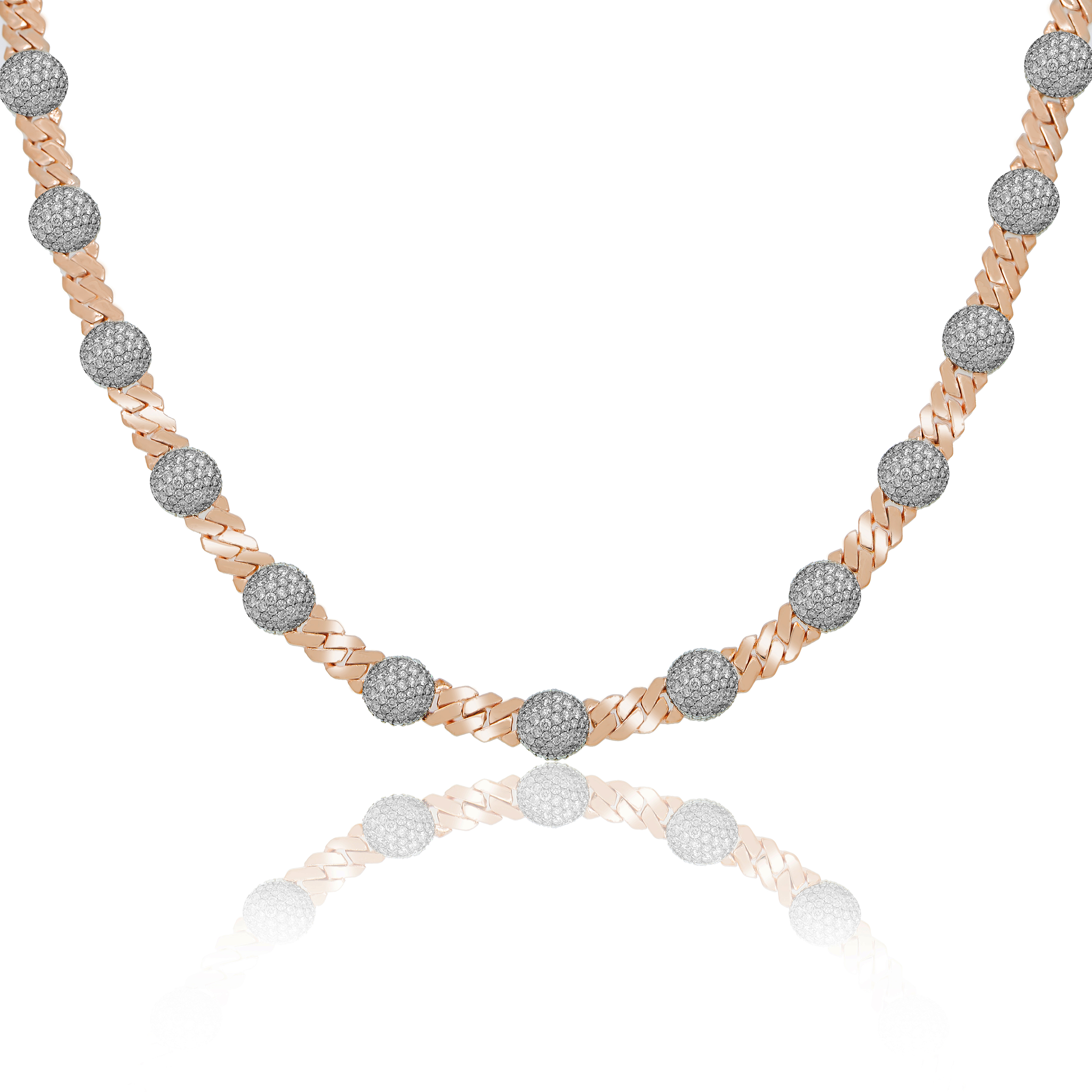Diamond Cuban Ball Chain
