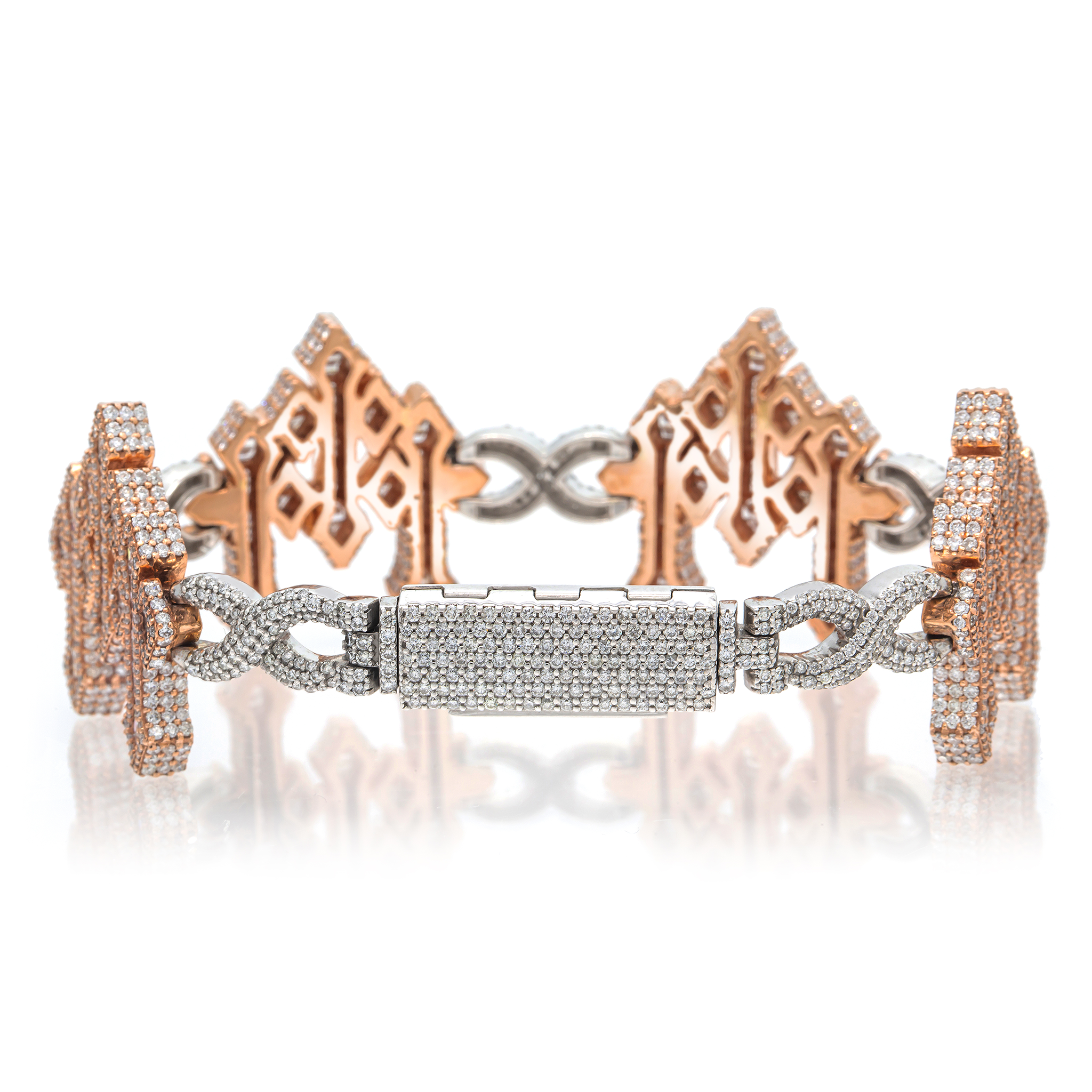 Infiniti Link Triple Cross Bracelet view 3