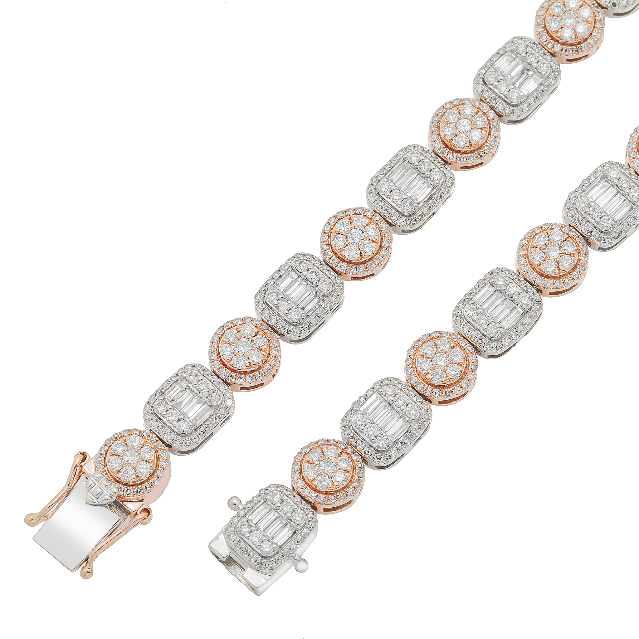 Diamond Two Tone Chain view 2