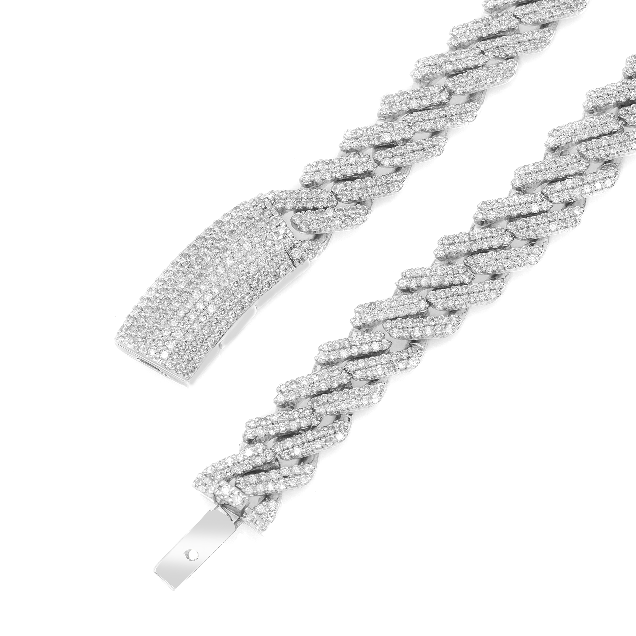 Prong Set Cuban Chain view 2