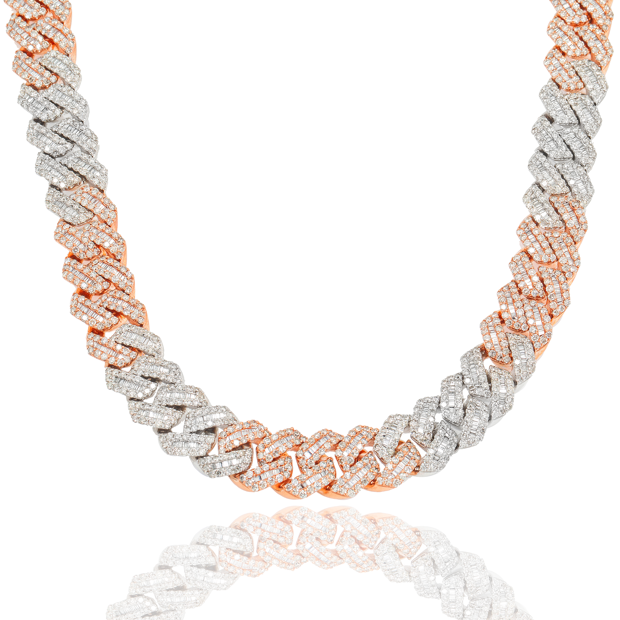 Diamond Baguette Necklace