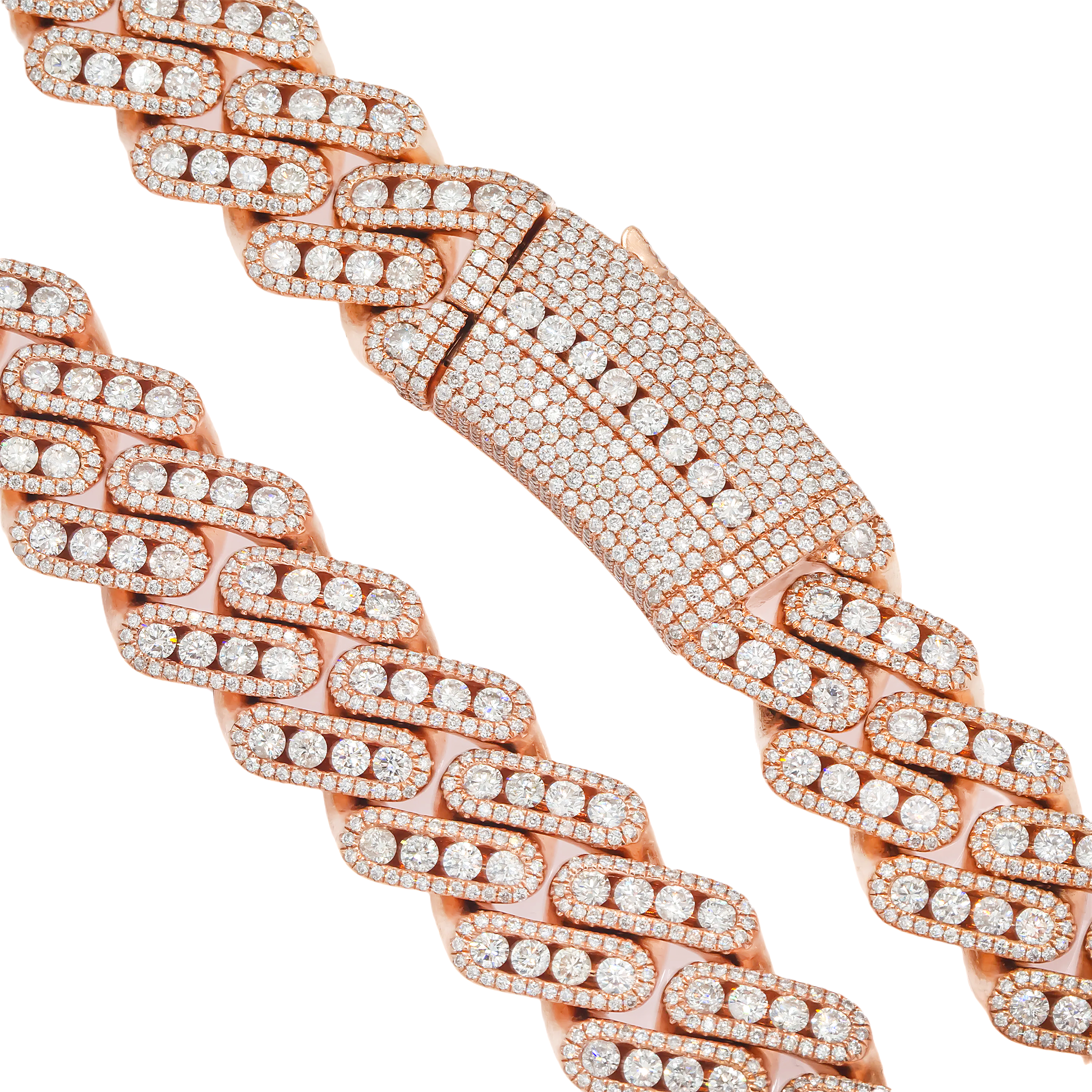 Diamond Cuban Necklace view 2