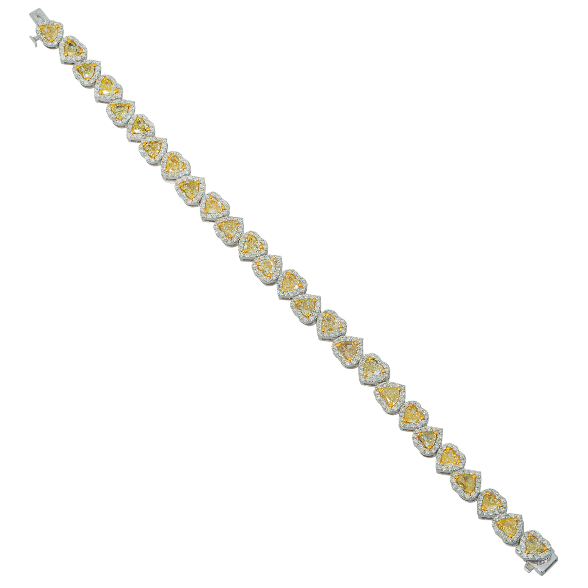 Canary Yellow Heart Bracelet view 3