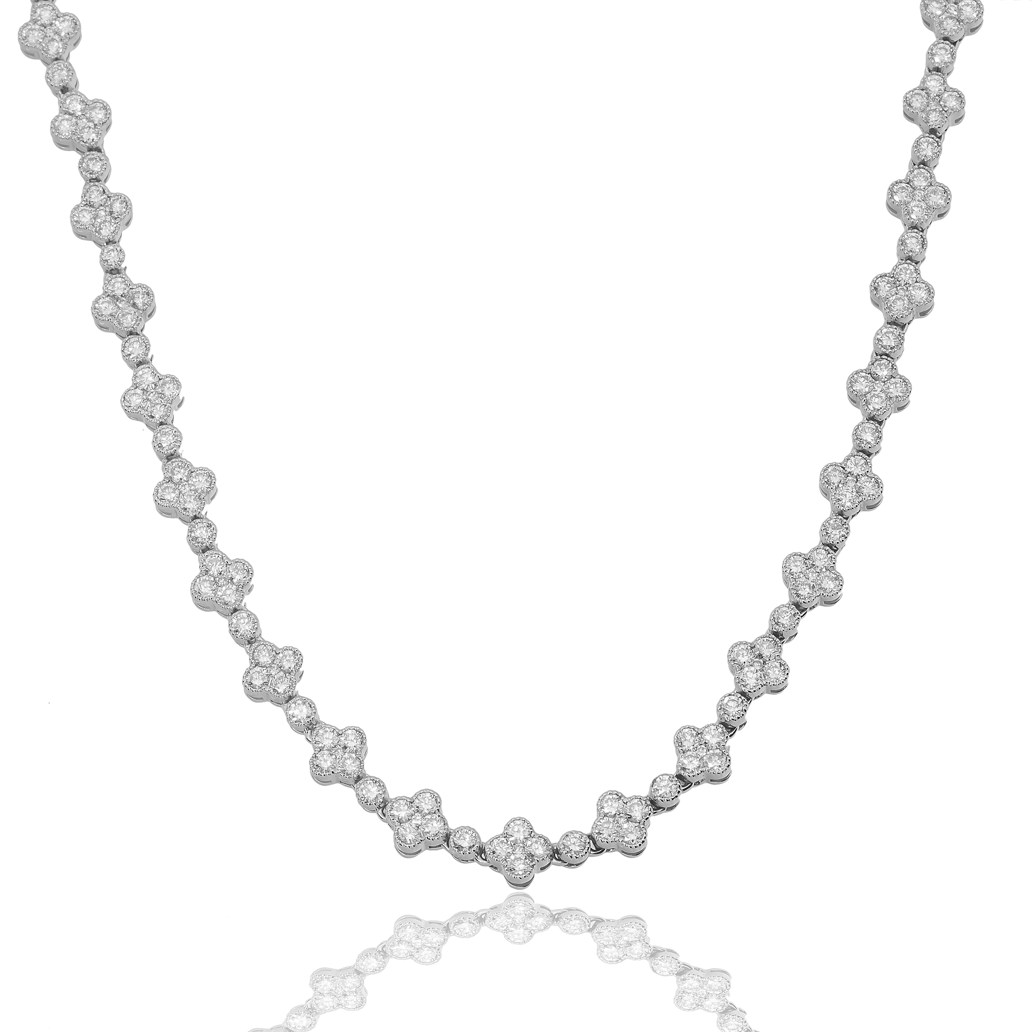 Diamond Clover Necklace