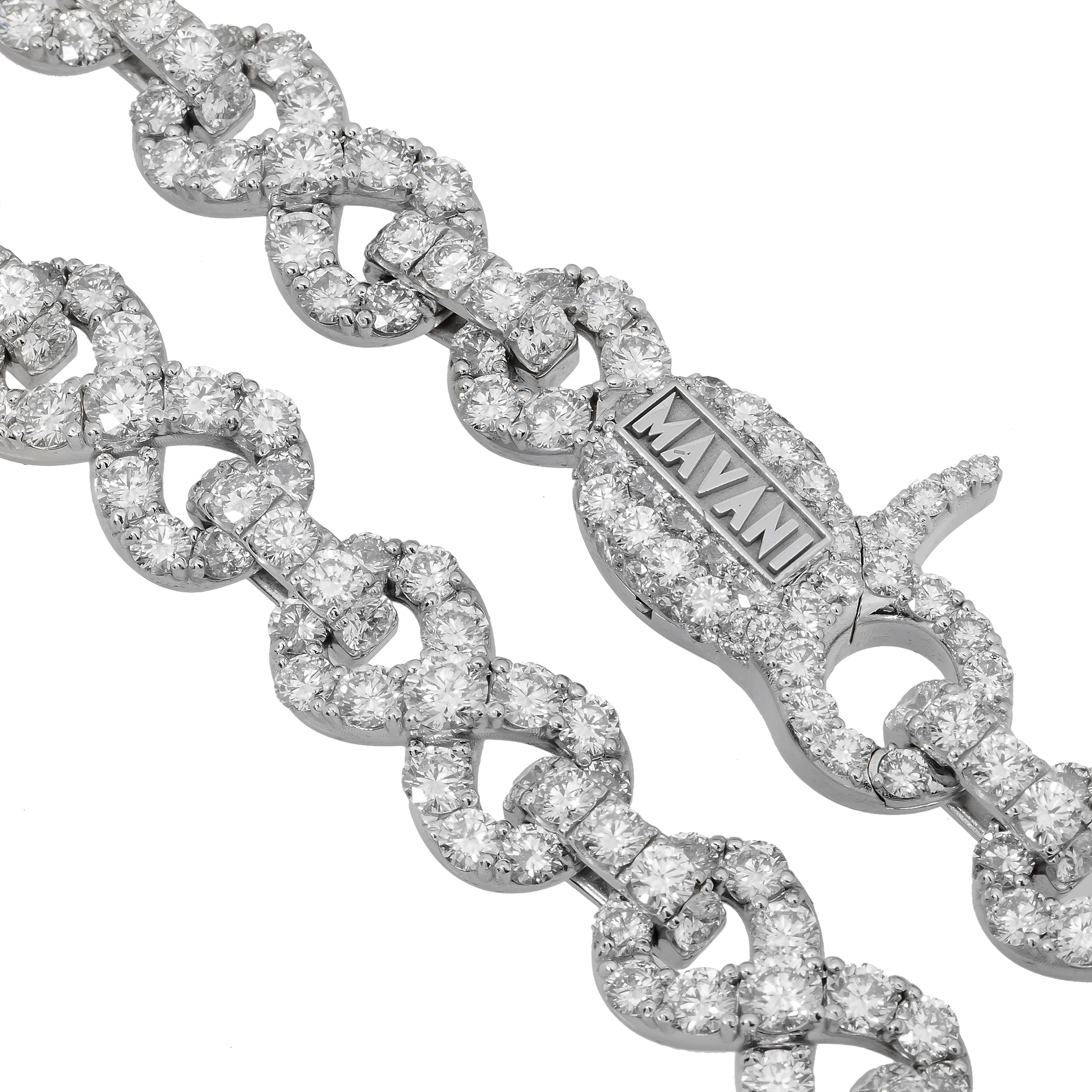 Diamond Infinity Link Chain view 2