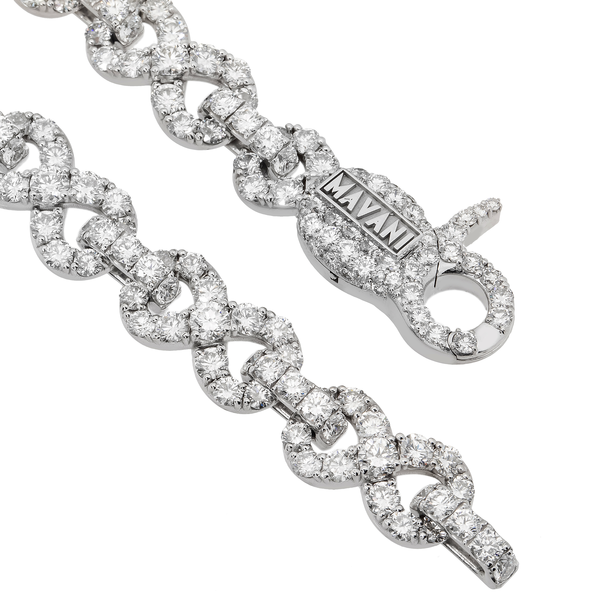 Diamond Infinity Link Chain view 3