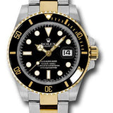 Rolex Submariner Date 40mm Yellow Rolesor Black Dial Black Cerachrom Bezel Oyster Bracelet – 116613BK