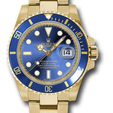 Rolex Submariner Date 40mm Yellow Gold Blue Dial Blue Cerachrom Bezel Oyster Bracelet – 116618BL