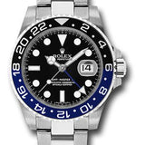 Rolex GMT-Master II 40mm Black Dial Batman Blue-Black Cerachrom Bezel Oyster Bracelet – 116710BLNR