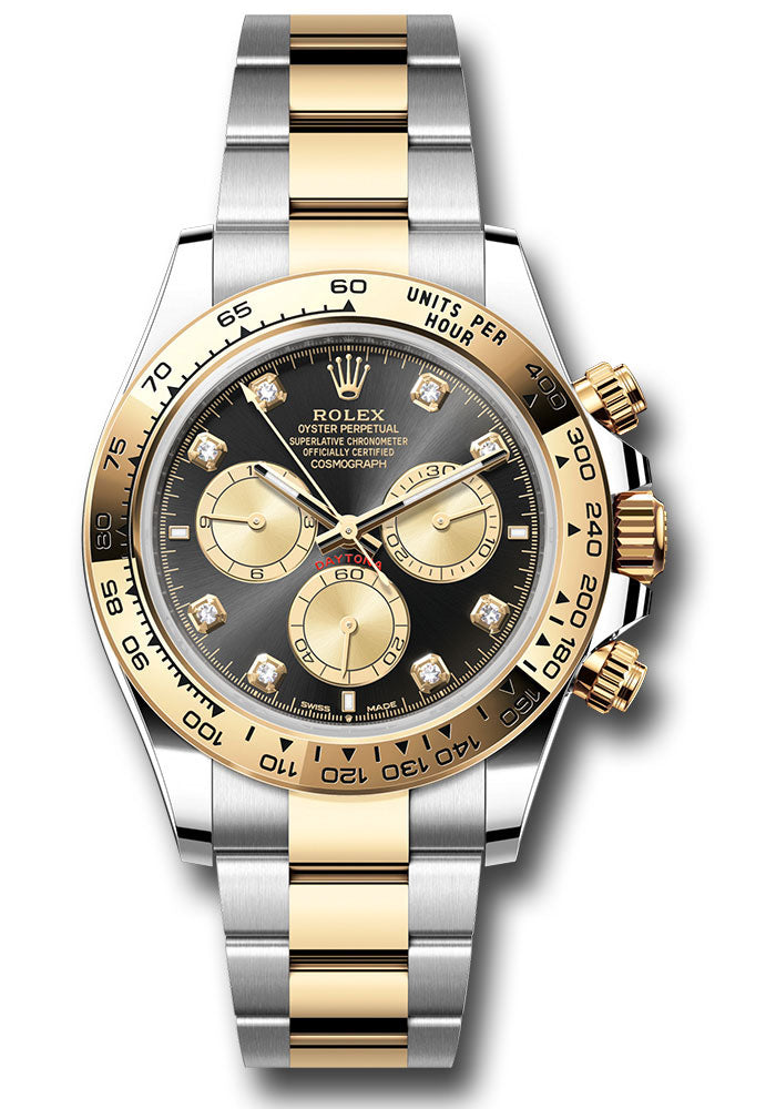 Rolex Daytona 126503 black golden diamond dial