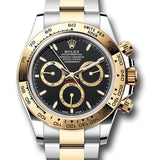 Rolex Cosmograph Daytona Black Index Dial Yellow Rolesor Oyster Bracelet – 126503