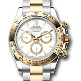 Rolex Cosmograph Daytona White Index Dial Yellow Rolesor Oyster Bracelet – 126503