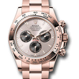 Rolex Cosmograph Daytona Sundust and Black Index Dial Everose Gold Oyster Bracelet – 126505