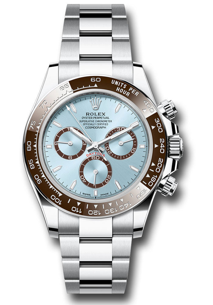 Rolex Daytona 126506 platinum ice blue dial