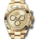 Rolex Cosmograph Daytona Golden Index Dial Yellow Gold Oyster Bracelet – 126508
