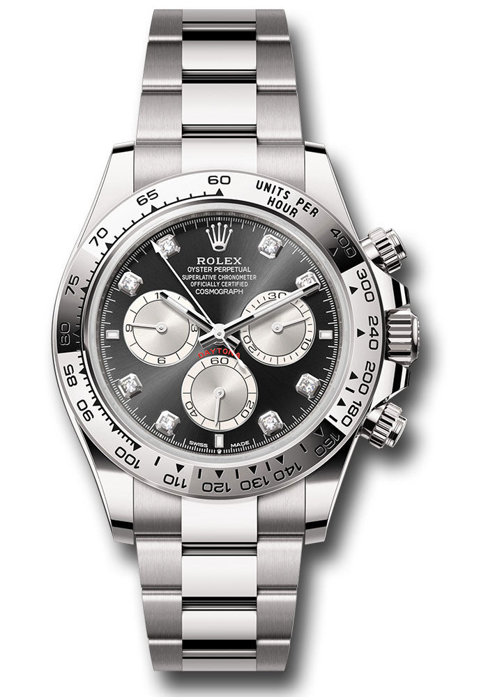 Rolex Daytona 126509 black steel diamond dial