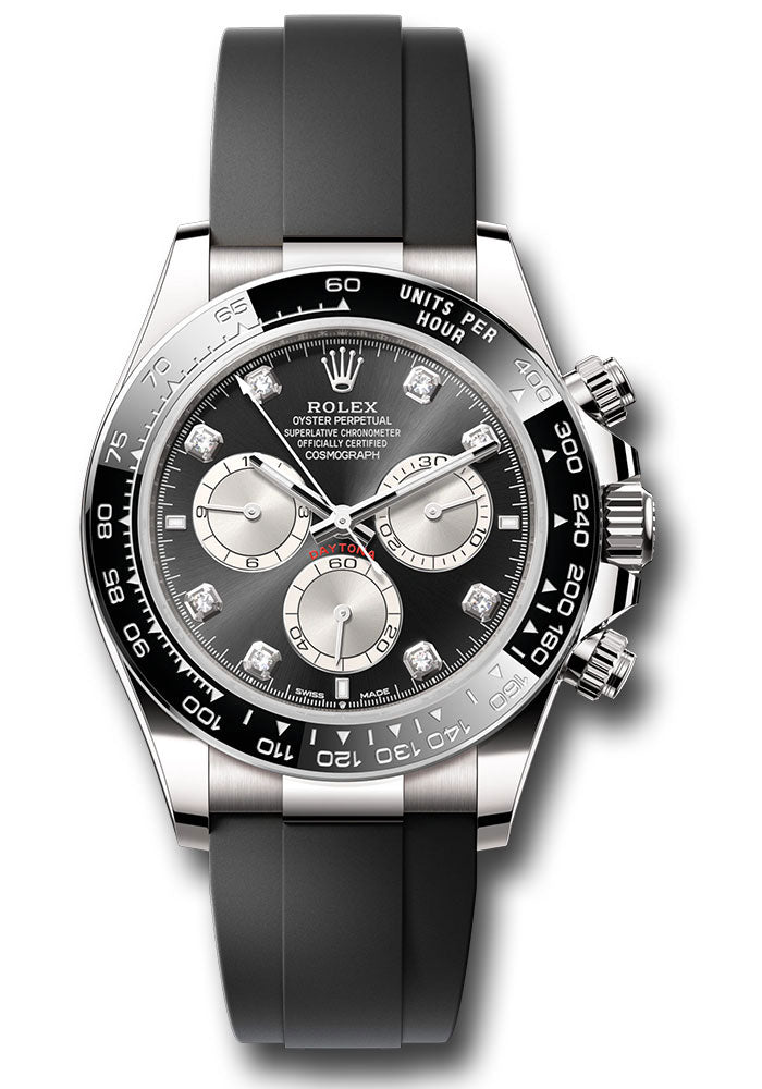 Rolex Daytona 126519LN black steel diamond dial