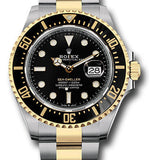 Rolex Sea-Dweller 43mm Black Dial Yellow Rolesor Cerachrom Bezel Oyster Bracelet – 126603