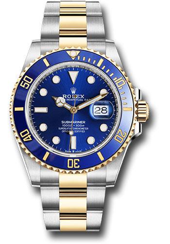 Rolex Submariner Date 41mm Yellow Rolesor Blue Dial Blue Cerachrom Bezel Oyster Bracelet – 126613LB