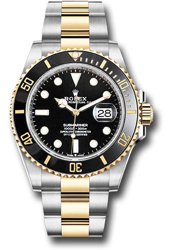 Rolex Submariner Date 41mm Yellow Rolesor Black Dial Black Cerachrom Bezel Oyster Bracelet – 126613LN