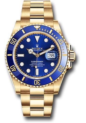 Rolex Submariner Date 41mm Yellow Gold Blue Dial Blue Cerachrom Bezel Oyster Bracelet – 126618LB